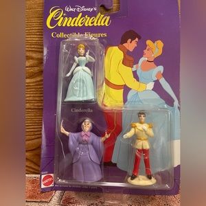 Walt Disney’s Cinderella Collection Figures. Mattel